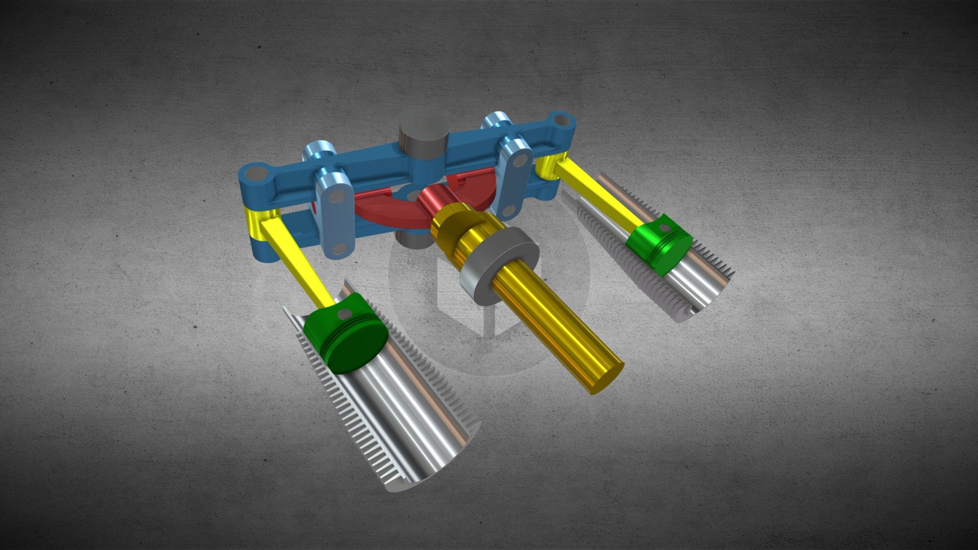 Churchward & Messenger Engine Mechanism