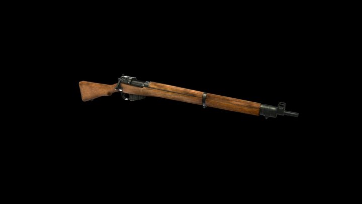 Lee-Enfield Rifle 3D Model