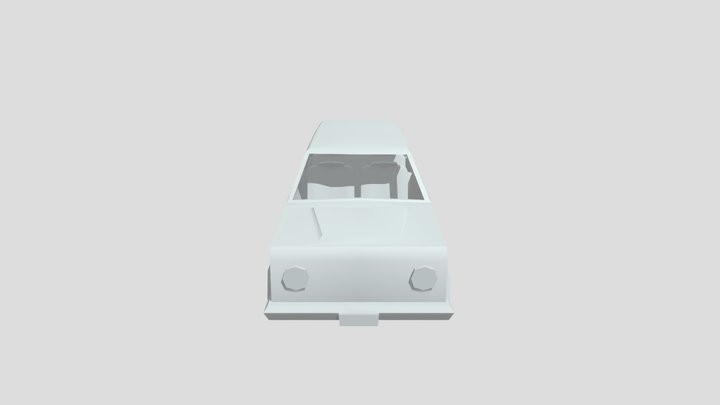 Basic Car Model 3D Model