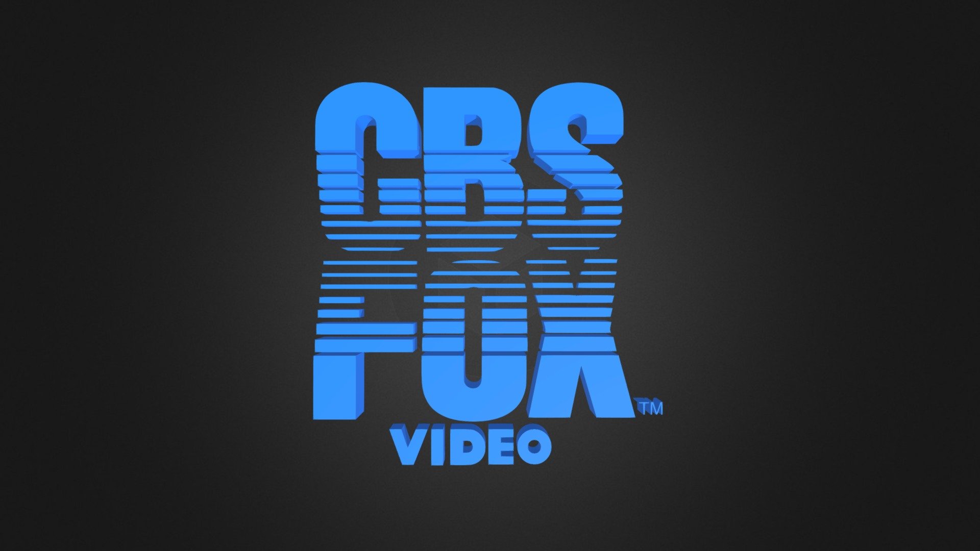 CBS_FOX_Home_Video_logo_3D_4366737 3D model by logofanmaker (matthew