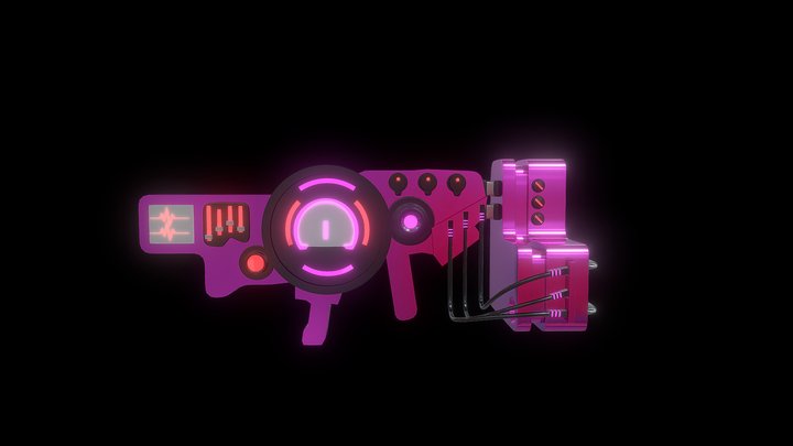 Dubstep Gun/Arma Dusbtep 3D Model