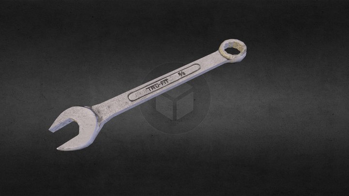Combination Wrench 3D Model