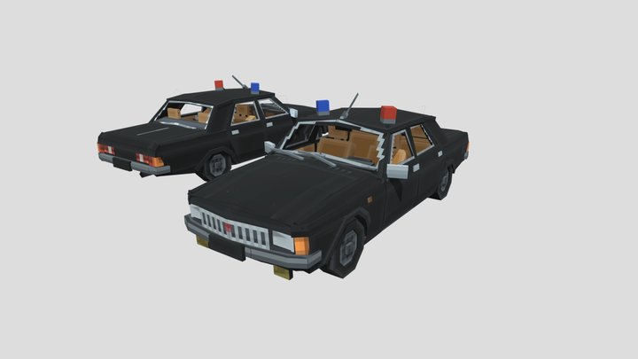 Volga GAZ - 3102 3D Model