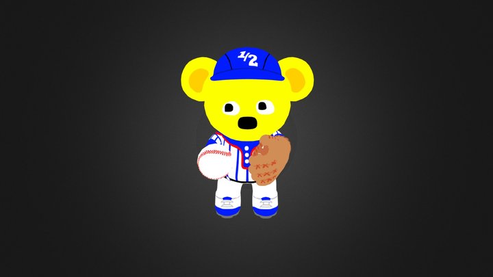 投手投球 3D Model