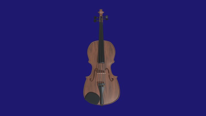 Violin 3D Model