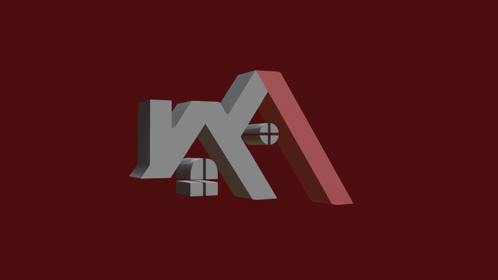 Authority Roofing Logo Only 3D Model