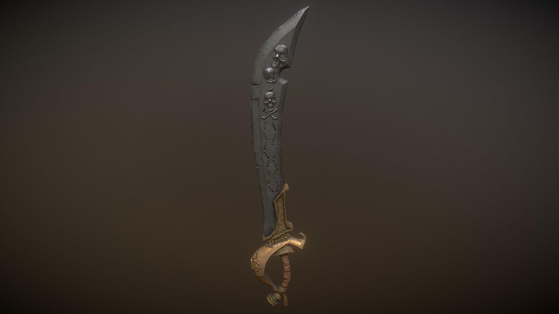 Pirate Sword - 3D model by Griffin Leadabrand (@GriffinLeadabrand ...