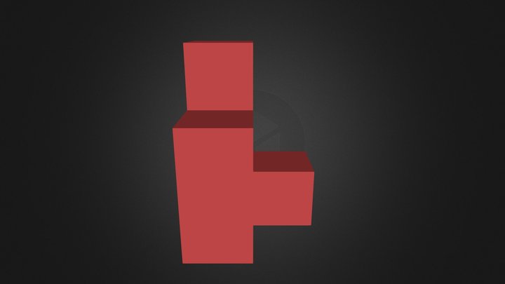 Red Part 3D Model