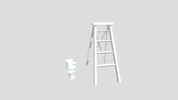 Grandma's House - 3 Simple Props 3D Model