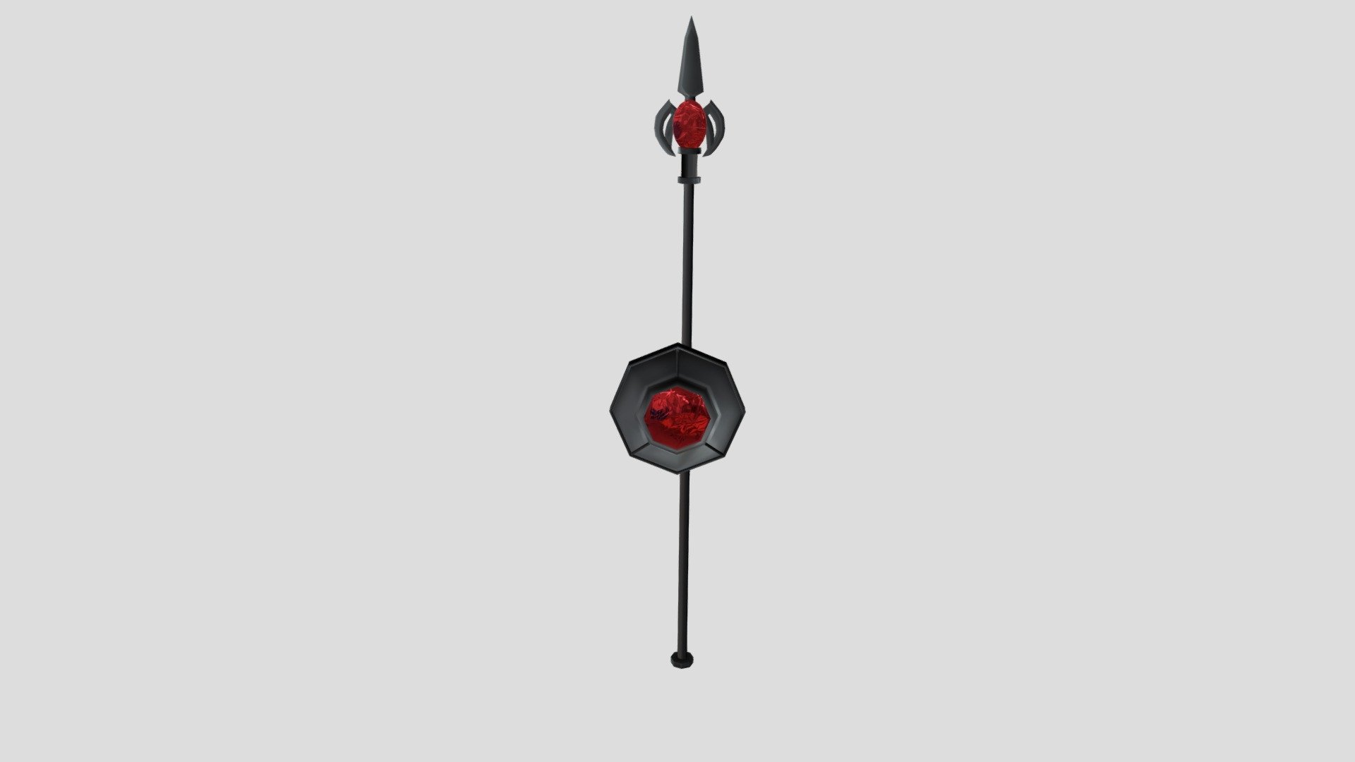 Halberd And Shield
