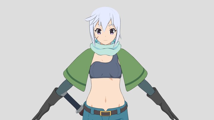 KONO SUBARASHII SEKAI NI SHUKUFUKU WO! Chris 3D Model