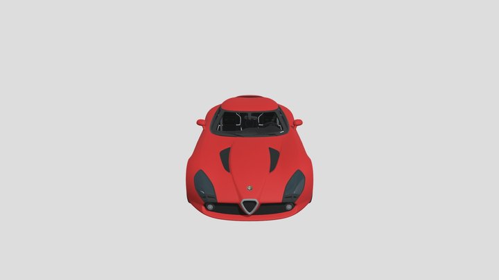 Alfa Romeo TZ3 Stradale 3D Model