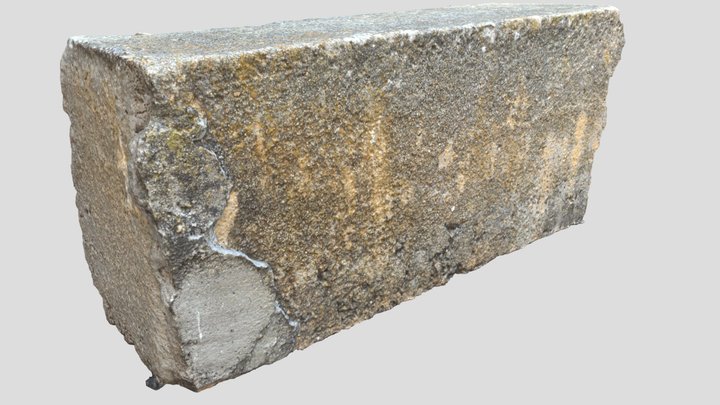 Concrete Block - 3D Scan - by Assets Poool 3D Model