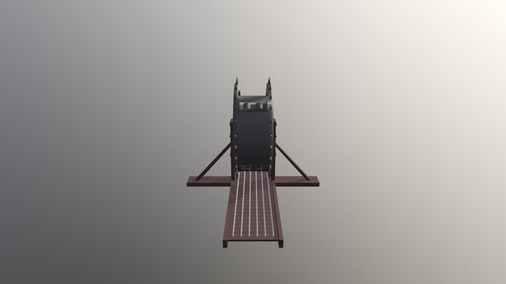 Instrumento medieval de tortura 3D Model