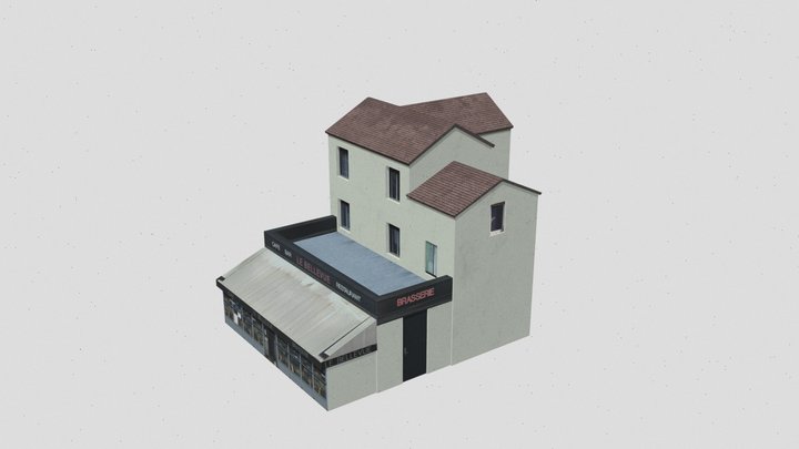Bar_resto_low 3D Model