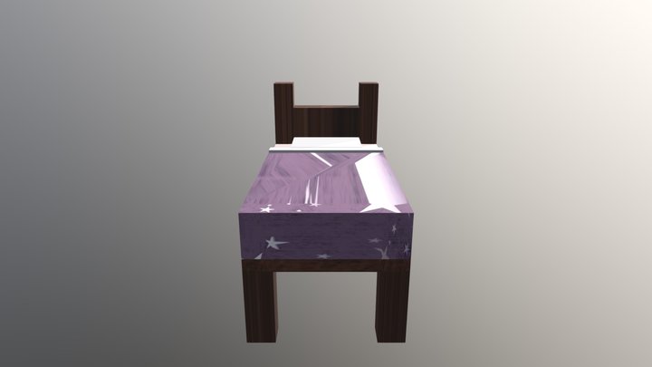 Bed 2 3D Model