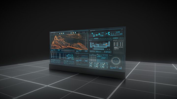 Transparent Screen 3D Model