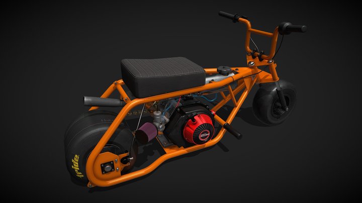 Dragster Minibike V2 3D Model