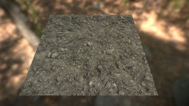 Seamless Dirt Texture 3D Model