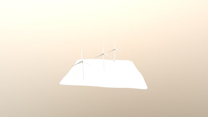 Animates Turbines 3D Model