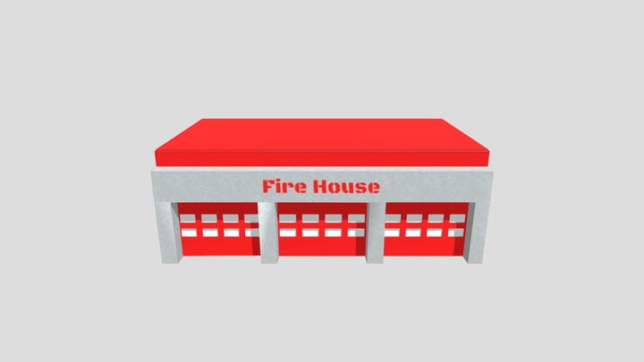 Fire House 3D Model