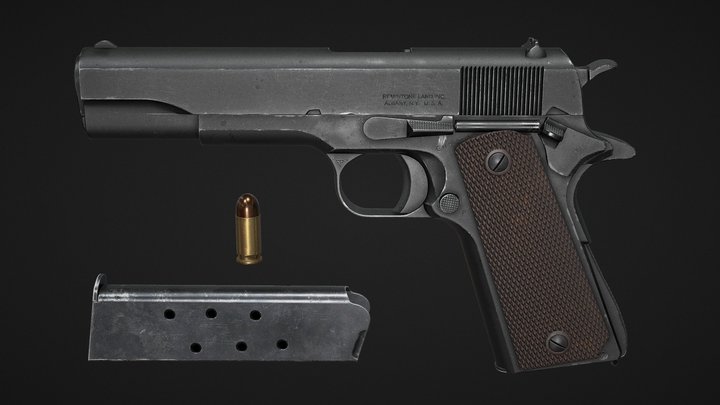 Colt M1911A1 3D Model