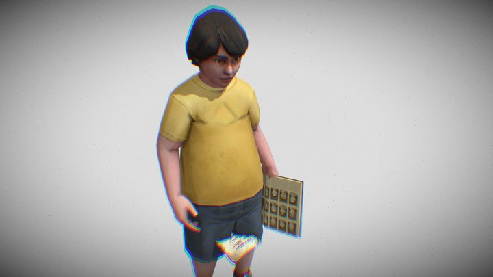 (Ice Scream 3) IS3_KN_ANM_J_List&Yearbook 3D Model
