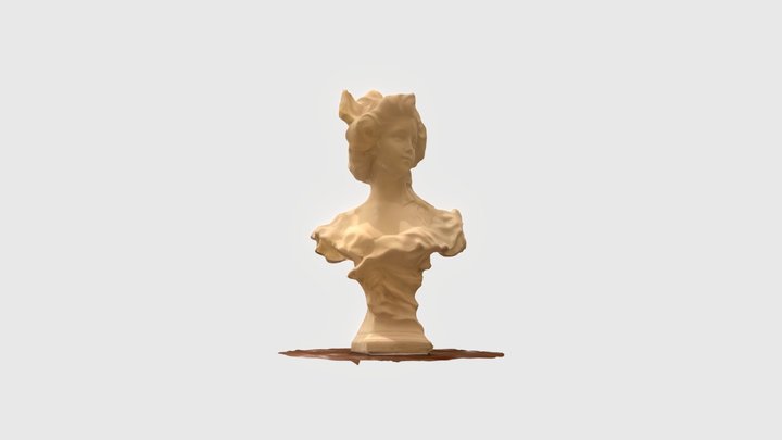 English Lady Bust 3D Model