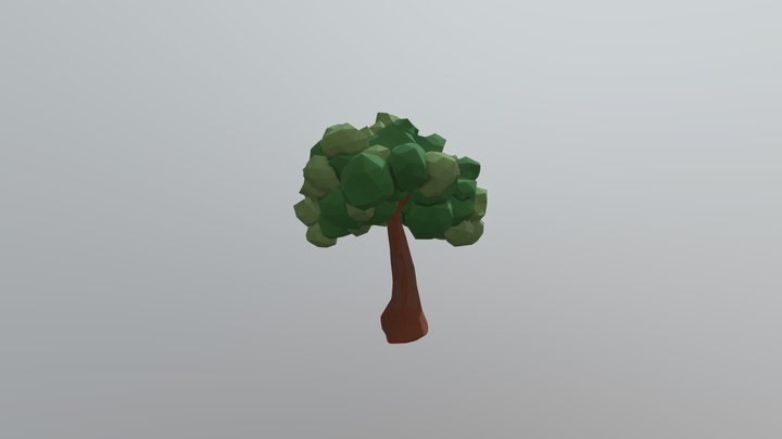 Chestnut Oak Tree 3D Model
