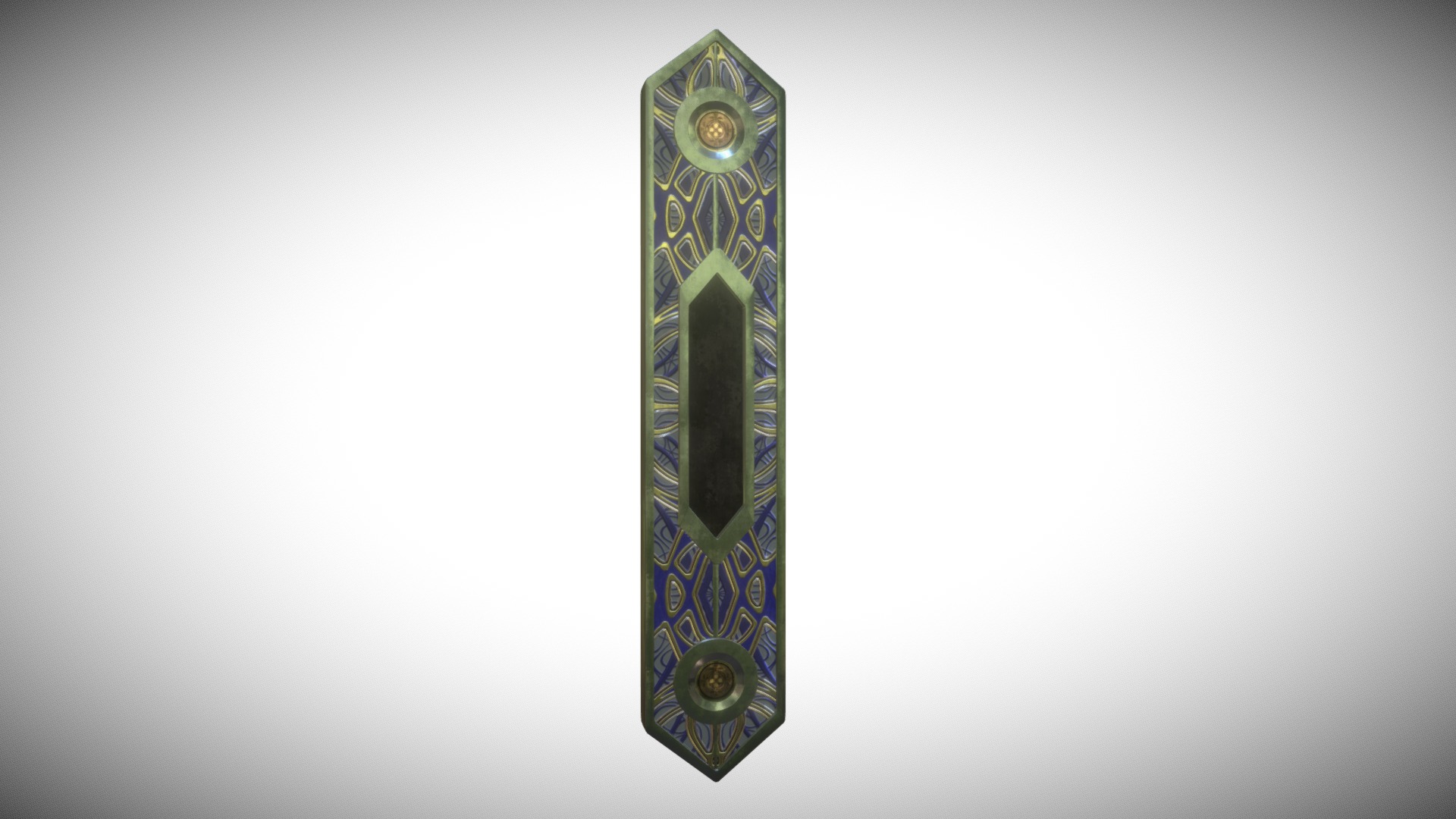 3D model Mage Pillar Tri - This is a 3D model of the Mage Pillar Tri. The 3D model is about a colorful piece of art.