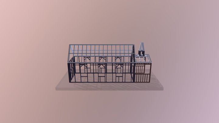 500284 Tiny Wedding Chapel 3D Model
