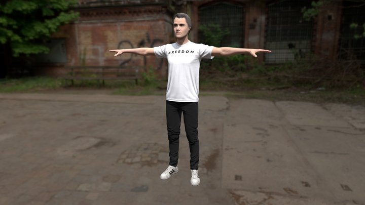Charlie kirk (FREEDOM Shirt) 3D Model