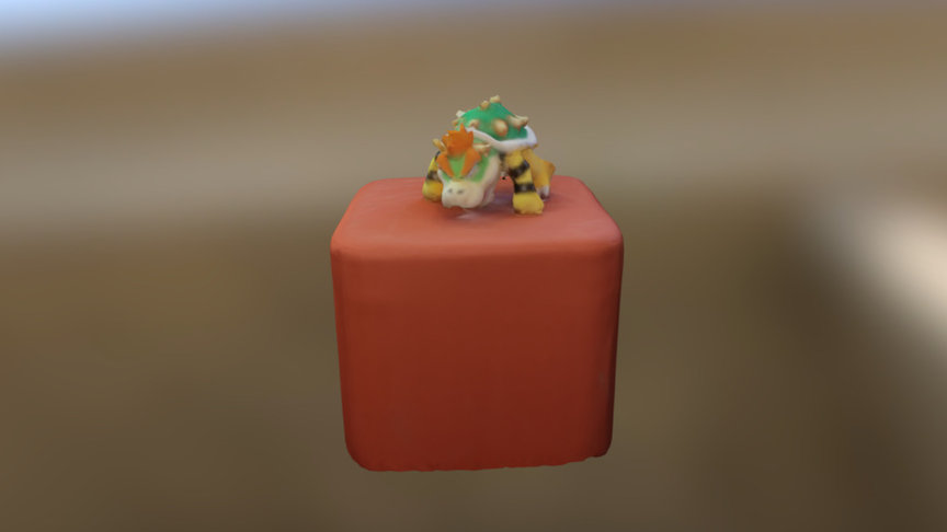 Orange Ottoman