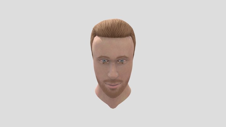 Ryan Gosling Bust 3D Model