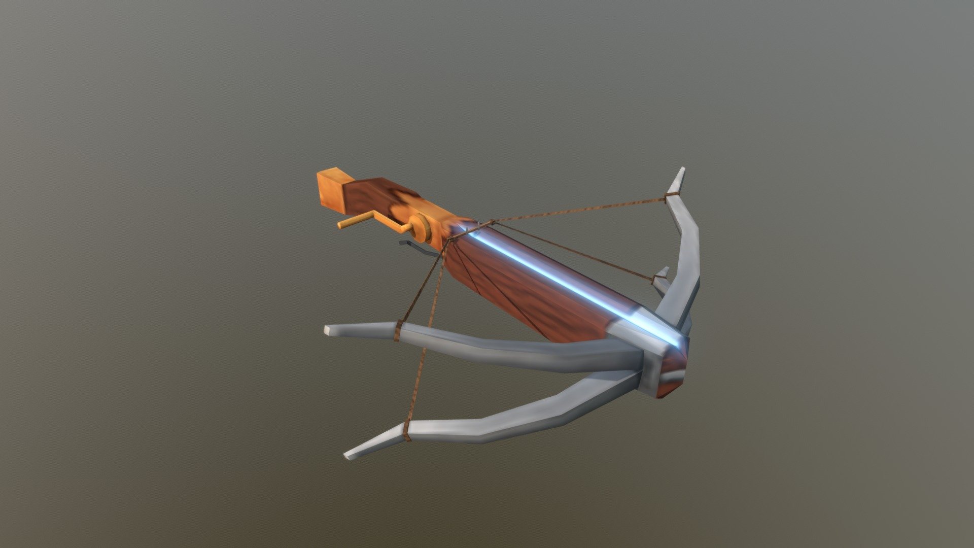 Low-Poly Fantasy Crossbow