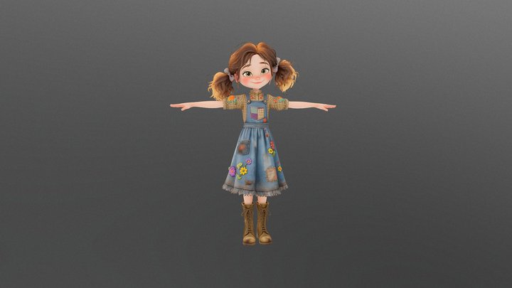Dorothy Gale M_G_GU 3D Model
