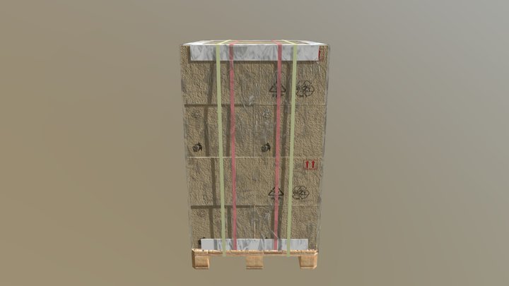ASCO Stacked Boxes 3D Model