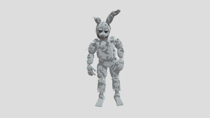 Springtrap Thudner T_M_ 2_8+ port by RazvanAndre 3D Model