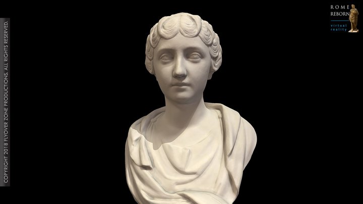 3D rendering of Faustina the Younger