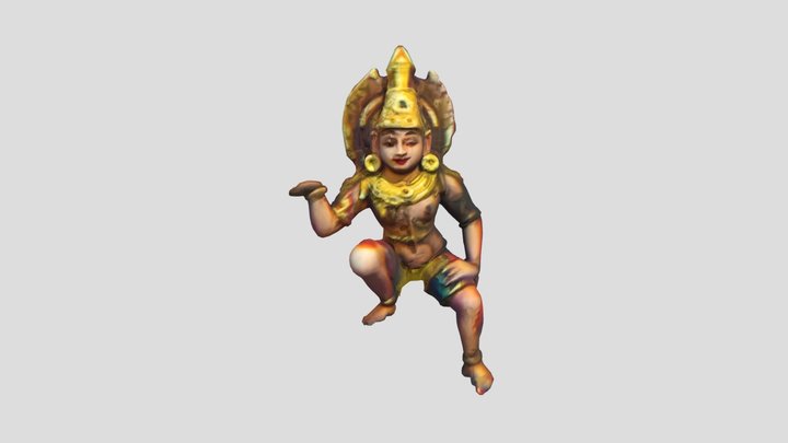 Rajagopuram Guard 3D Model