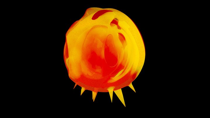 Nuclear Fireball 3D Model