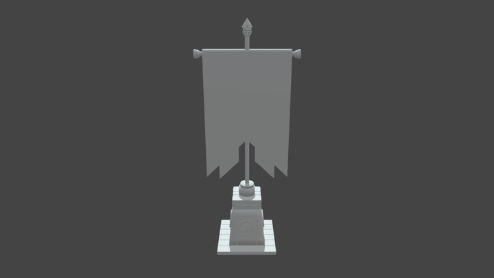 banner_high 3D Model