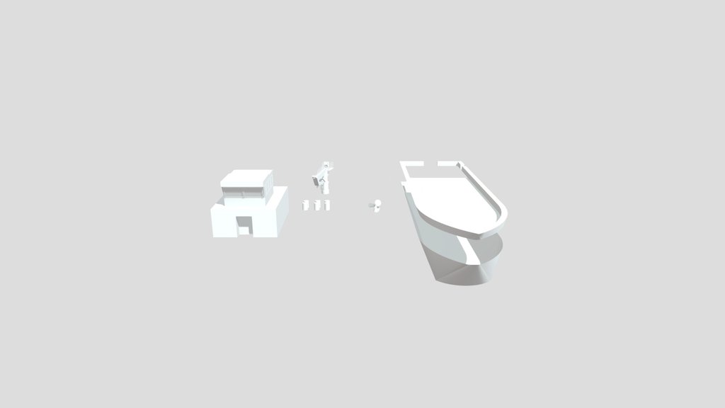 Kahana Ship From Lost 3D Model