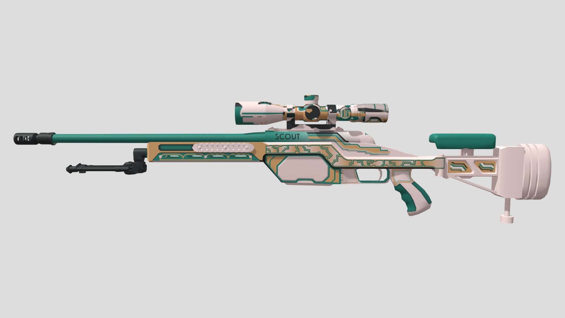 SSG 08 | Vintage Support - 3D model by itsjul1an [52276f8] - Sketchfab