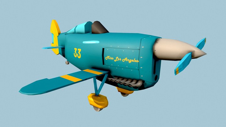 DAE Game Art | Flying Circus 3D Model