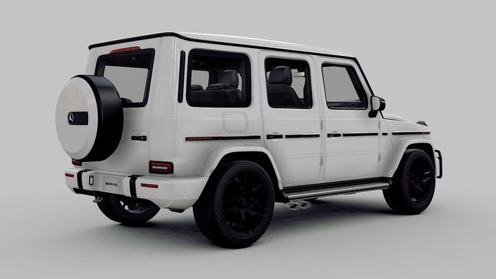 2020 Mercedes-Benz G-Class AMG G63 3D Model