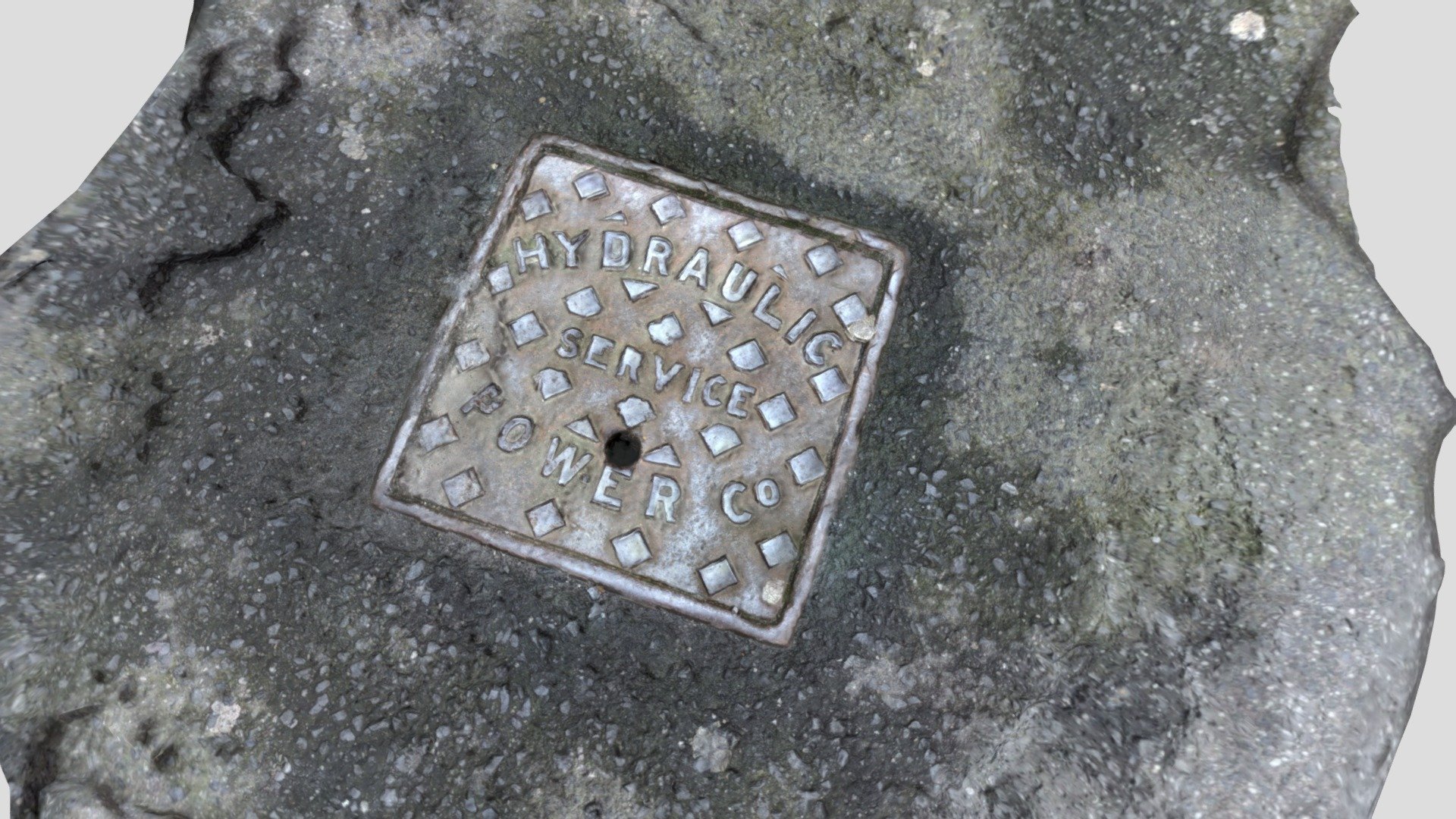 Hydraulic Service Power Company valve cover — Sketchfab embed 3D viewer