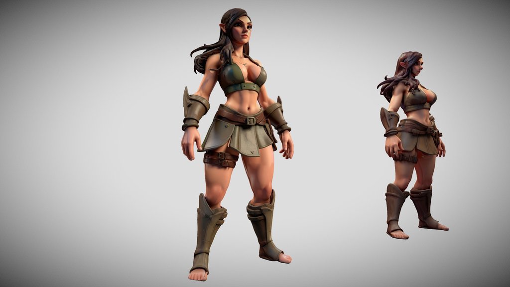 Female Elves Detailed