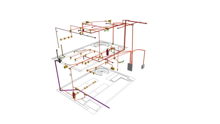 Loja Zitto Oficina de Óculos 3D Model