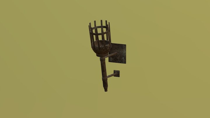Medieval Torches 3D Model